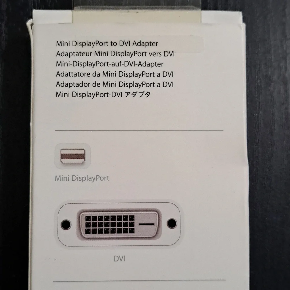 Mini DisplayPort to DVI Adapter